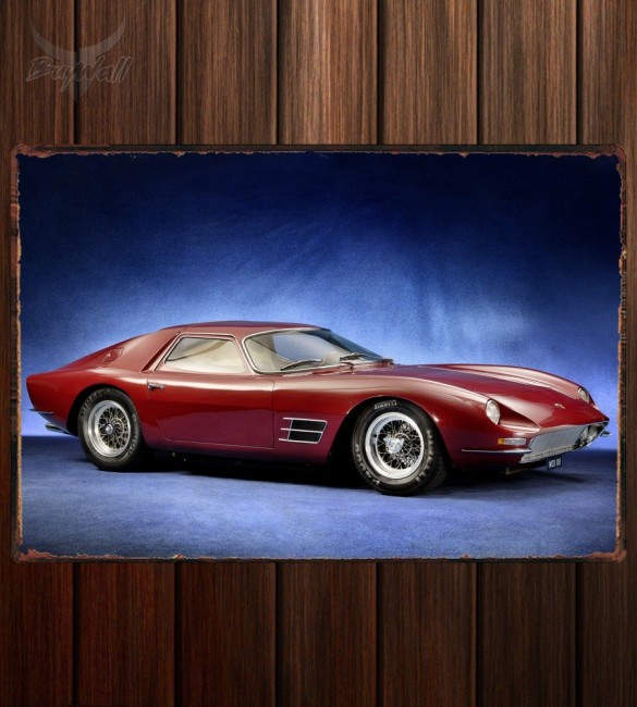 Металлическая табличка Lamborghini 400 GT Monza Металлическая табличка Lamborghini 400 GT Monza